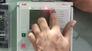How to Reset LED in ABB REF615 RELAY #dronveer