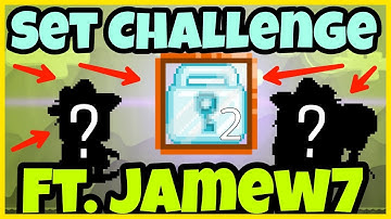 Growtopia | 2 DL Set challenge ft. Jamew7