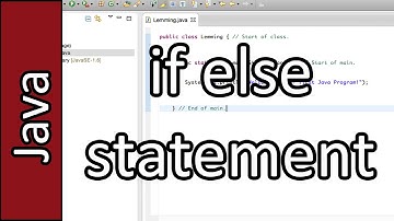 if else Statement - Java Programming Tutorial #8 (PC / Mac 2015)