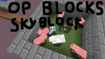 The Start Of OPBLOCKS Skyblock