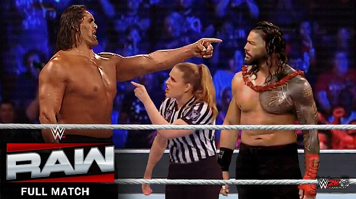 Roman Reigns vs. The Great Khali: Raw, June 29, 2025