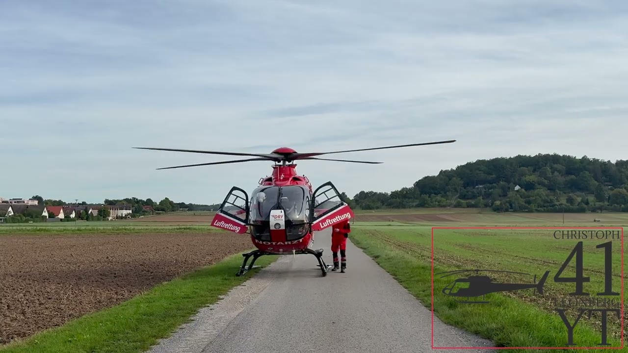 🚒🚁🚨[Christoph 41 startet in Renningen ]🚨🚁🚒