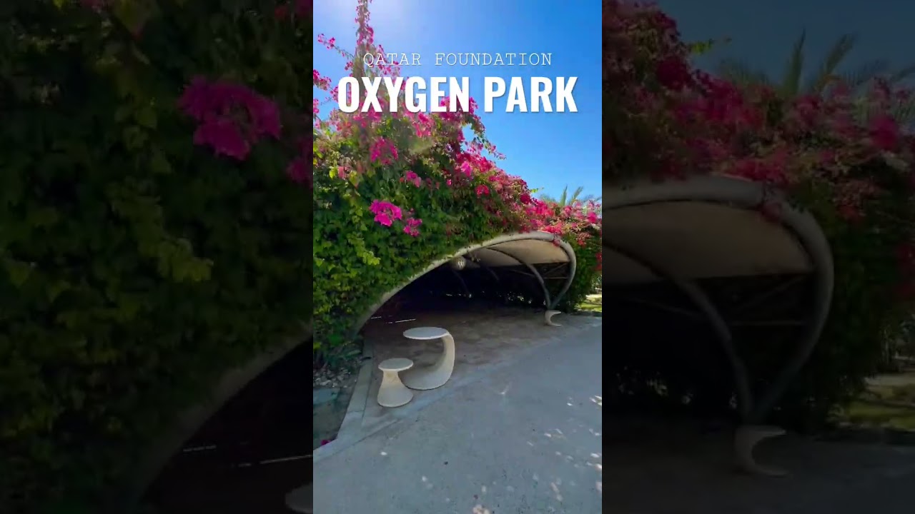 What a beautiful place at OXYGEN PARK Qatar Foundation 