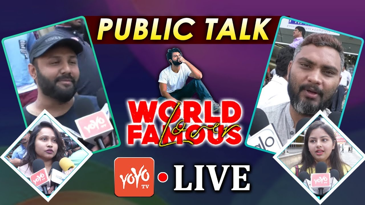 LIVE : World Famous Lover Public Talk  | Review | Vijay Devarakonda | Rashi Khanna | YOYO TV NEWS