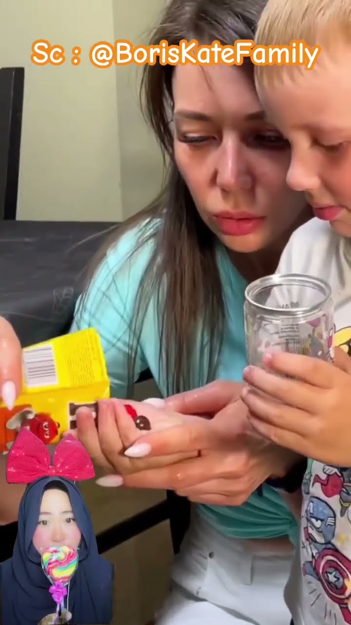 KETIKA SI VITAMIN NYANGKUT DI TENGGOROKAN ⁉️ gak Mau Masuk ??@BorisKateFamily #shorts #funny