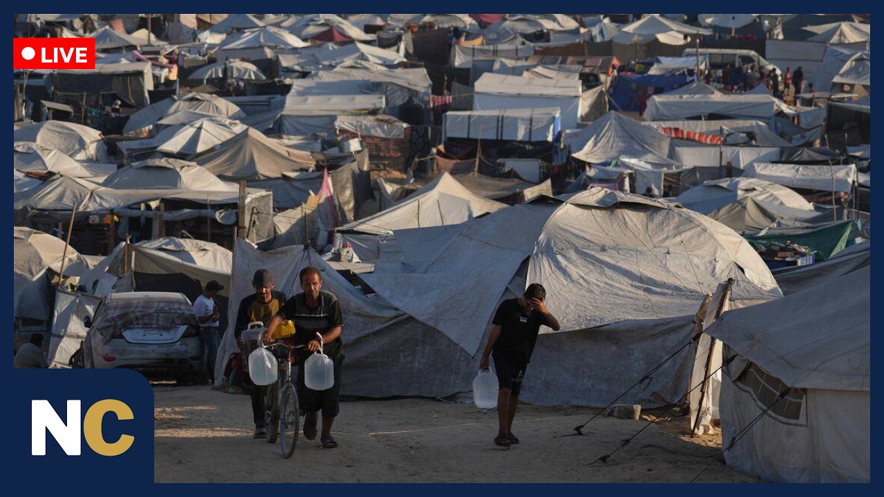 LIVE: Gaza's Displaced Palestinians Face Humanitarian Crisis as Israel ...