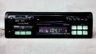 Vintage Alpine TDM 7529 AM FM cassette car stereo