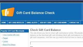 How To Check The Balance On A Mastercard Giftcard