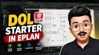 How to Draw a DOL Starter in EPLAN Electric P8 | Complete Beginner Tutorial