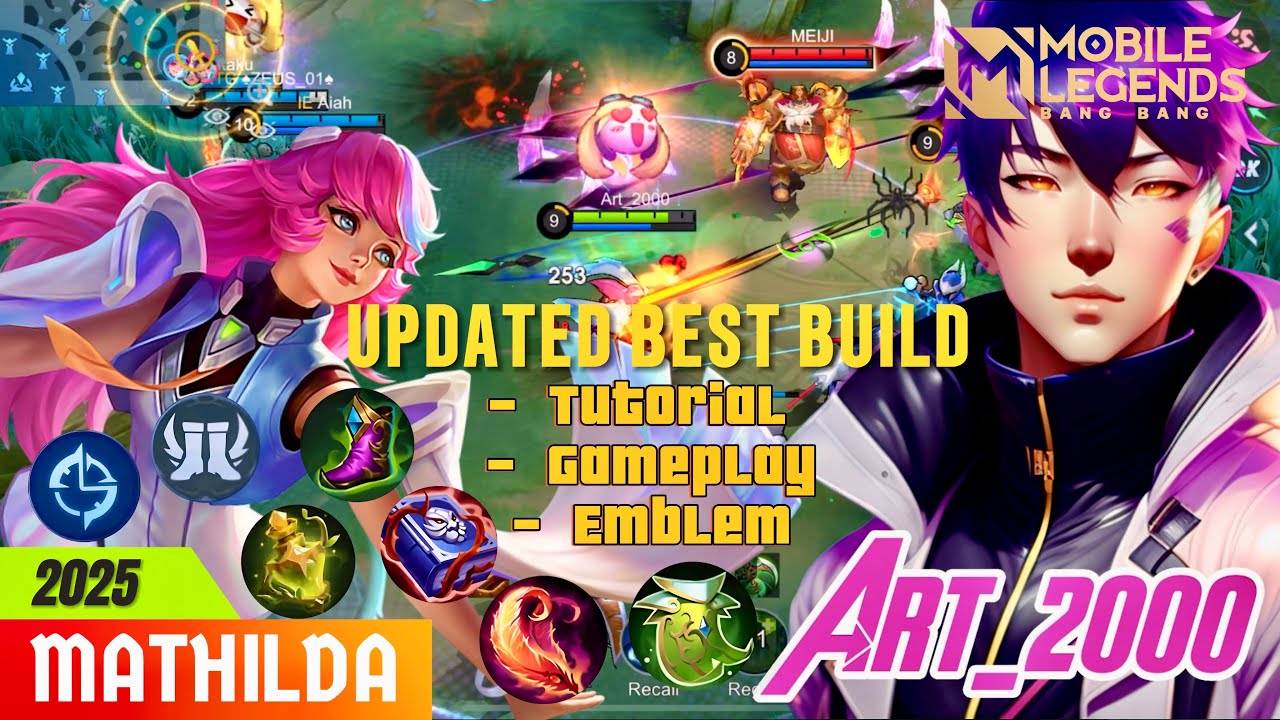 MATHILDA UPDATED BEST BUILD 2025 || GAMEPLAY TUTORIAL EMBLEM & ROTATION 
