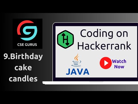 9.birthday Cake Candles || Hackerrank || Java