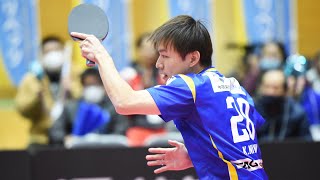 丹羽孝希 Koki Niwa スーパープレー&ヒーローインタビュー 岡山リベッツ vs 金沢ポート ノジマTリーグ2023-2024 2023年12月23日 笠岡総合体育館【卓球Tリーグ公式】