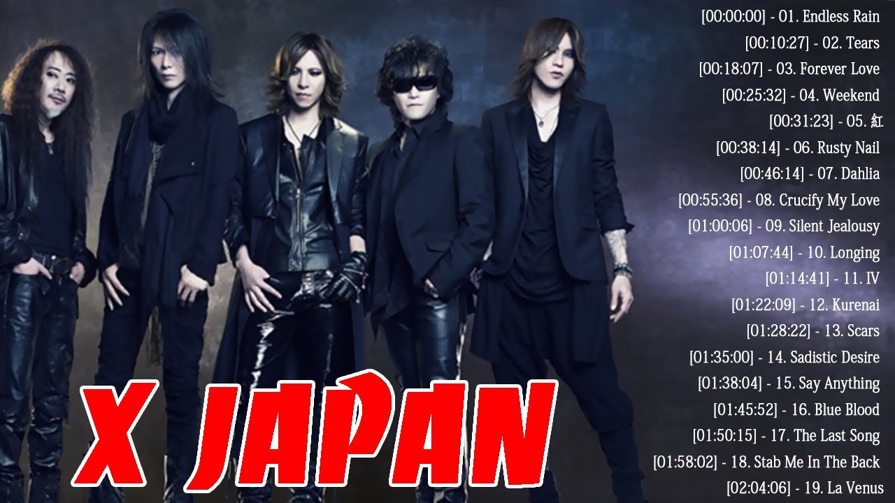 X Japan おすすめの名曲 ♫♫ X Japan 人気曲 - ヒットメドレー