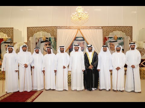 مكتوم بن محمد بن راشد يحضر أفراح العامري 