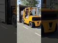 The Dangerous Using Forklift Moving Machine Form Container to Factory