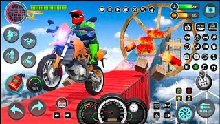 Mega Ramp Bike Stunts Game Android Gameplay screenshot 4
