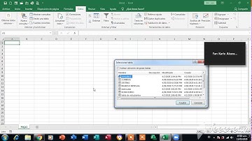 obtener datos externos de excel