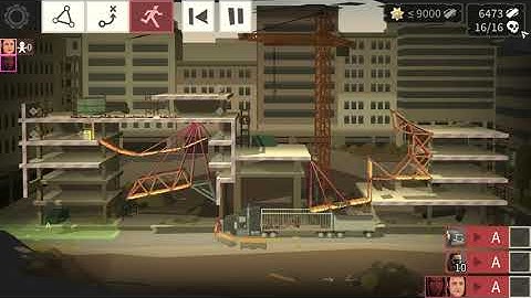 Bridge Constructor: The Walking Dead Level 4-4 Perfekt