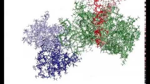 Conformational transition of protein Gs