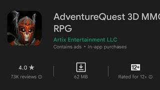 ACTUAL GAMEPLAY OF AQ3D Adventure Quest 3D - Mobile Android Game screenshot 2