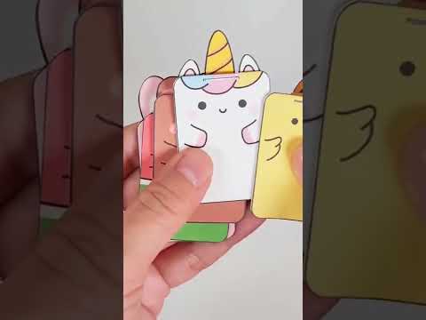 쪼꼬미~뽀짝한 수첩 8가지!  #도안공유 #shorts