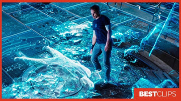 Tony Stark & Jarvis Virtual Crime Scene Reconstruction Scene | Iron Man 3 (2013) Movie CLIP 4K