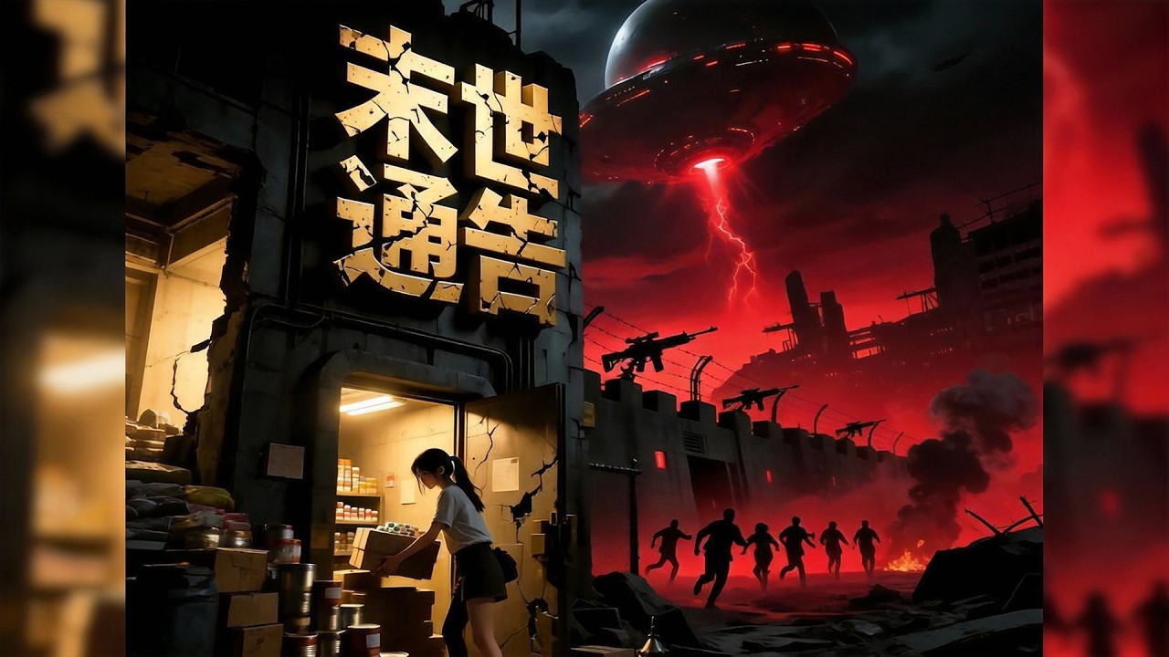 【AI末日回憶錄】《末世通告》末世將至兩月前，神秘預警突現熒幕，黃金檔竟被跑馬燈霸屏 #AI末日回憶錄 #AI #末日 #喪屍 #重生