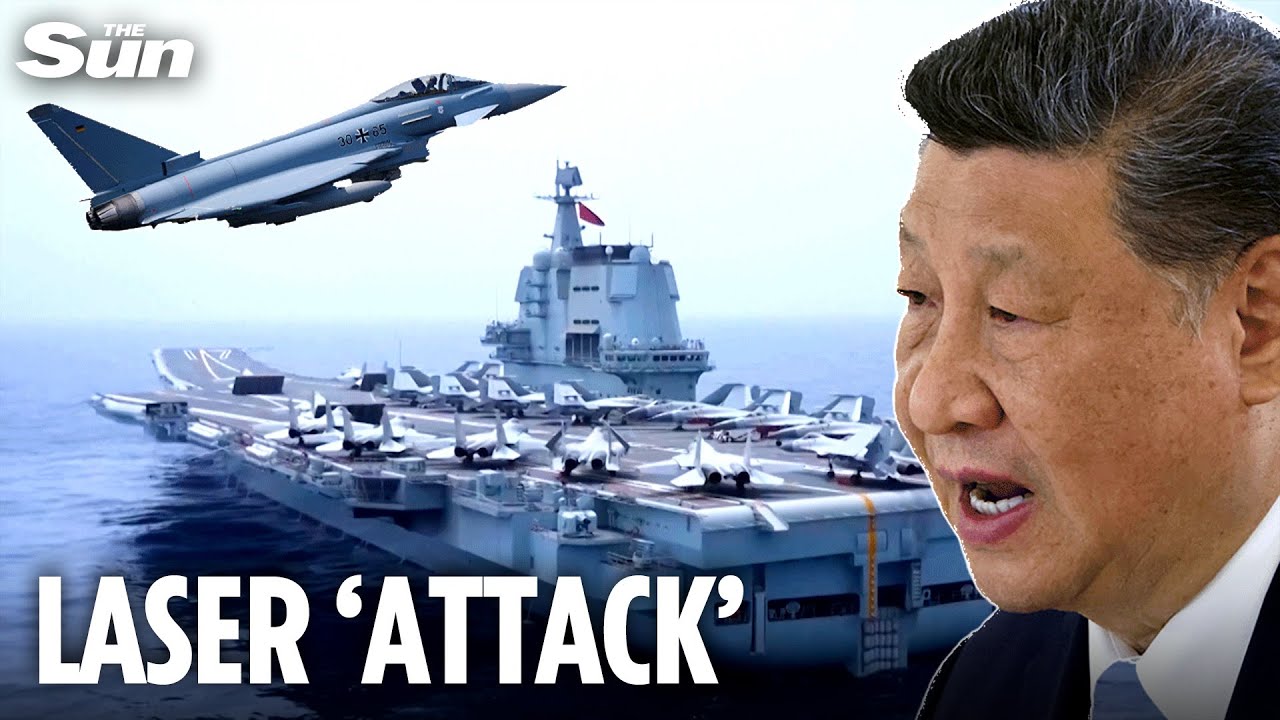 Why China targeted German military plane with a LASER over Red Sea
