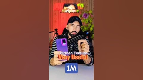 Hidden Android Trick: Keep Screen ON While You’re Looking at It 👀 | Smart Stay Feature Explained #yt