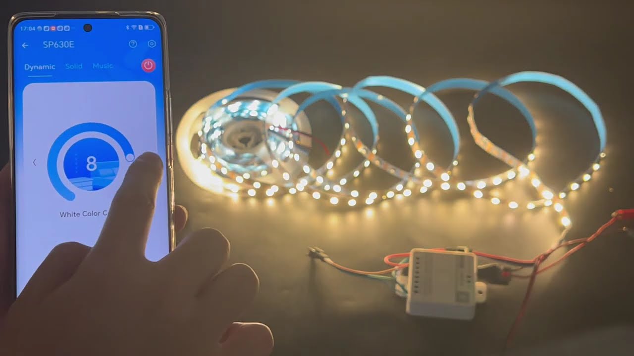 Controlling 12V WS2815 Individual Addressable 3000K Digital LED Strip with SP630E- superlightingled