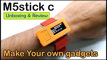 M5 Stick C development kit Unboxing | Review | some  projects