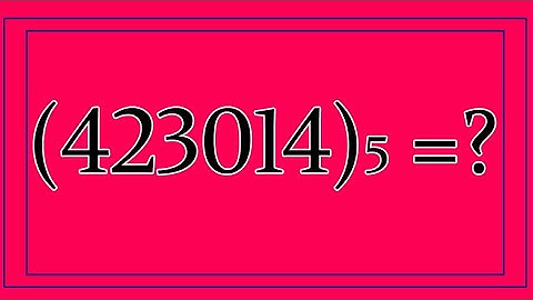 Convert system with base 5 into decimal system|base 5 to decimal conversion in urdu or hindi.