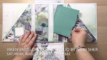 Viken Envelope Pocket Folio by Nikki Sher