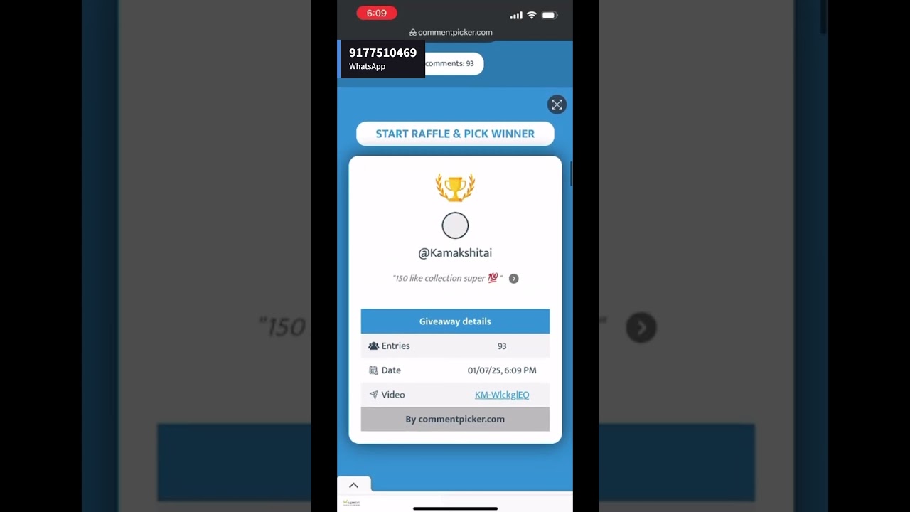 Give Away Winner 2 - March Month 