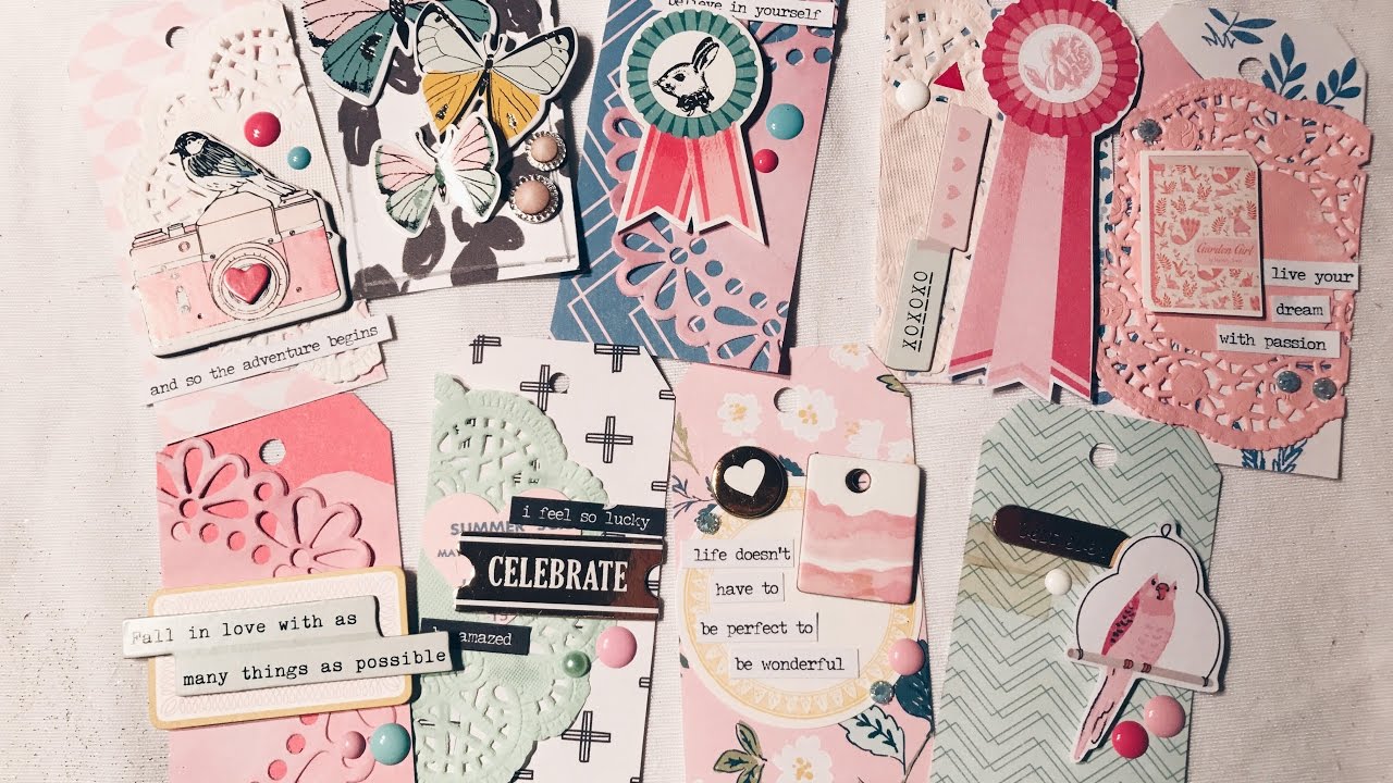 DIY Tags (Maggie Holmes - Chasing Dreams) /// Spring Blitz Day 9 - YouTube