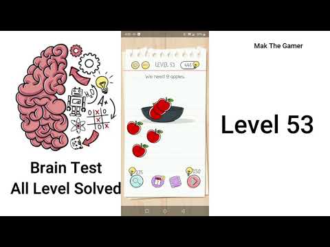 Brain Test - Level 53 - We need 9 apples - SOLVED