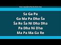 Sweet notes vocal practice  indian sargam music  vocal warm up singing practice lessons new