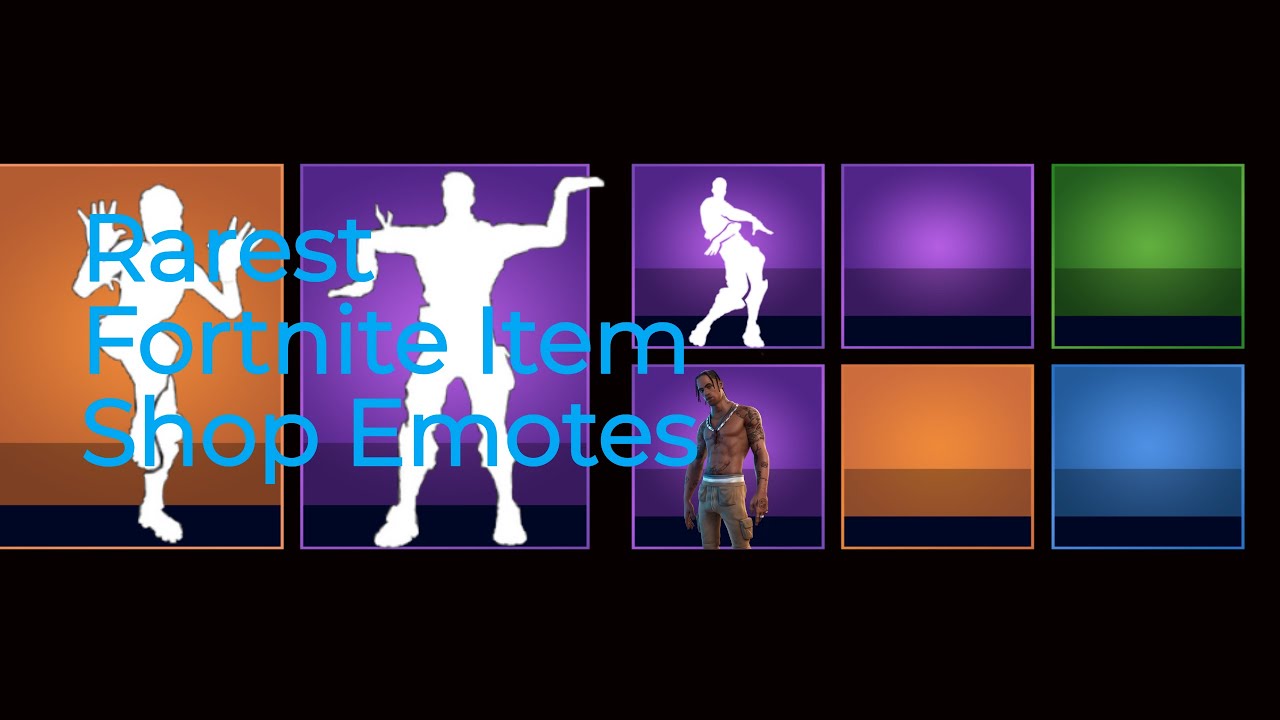 Top 10 Rarest Item Shop Emotes May 2021!! - YouTube