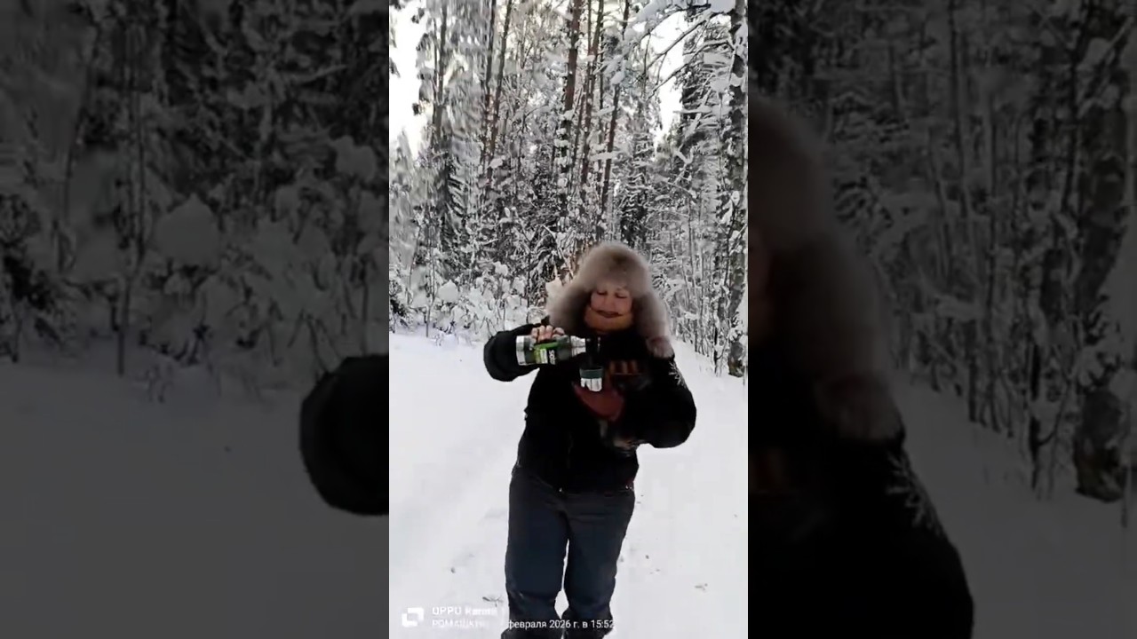 Прогулка с Кирюхой на даче. 06.02.2026г. 