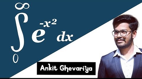 integration of e^-x^2 from 0 to infinity