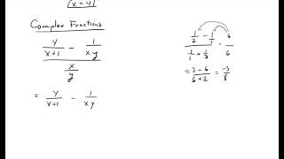 1.6 Rational Expressions part 3  (complex fractions)