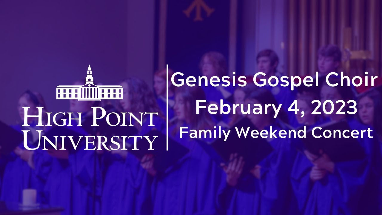 Genesis Gospel Choir  - February 4, 2023 - Family Weekend Concert