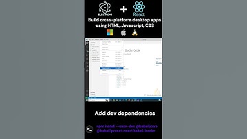 Electron app with React and Electron Forge - Getting Started #desktopapplication #react