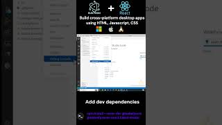 Electron app with React and Electron Forge - Getting Started #desktopapplication #react