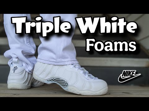 all white foamposite 2020