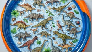 100 Dinosaurs for Kids: T-Rex, Triceratops & Pterodactyl Adventure | Educational Videos for Toddlers