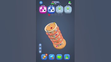 Screw Sort Puzzle 3D Level 119 ((#Leaning Tower of Pisa))