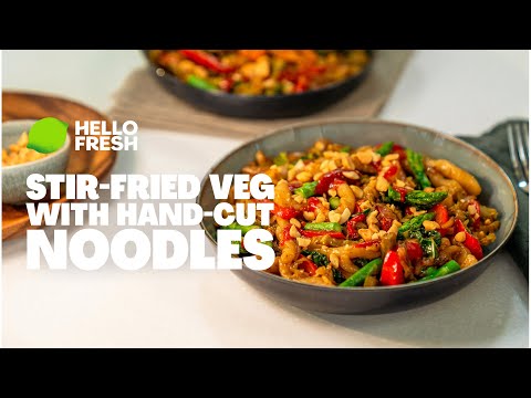 Hand-Cut Noodle Stir-Fry │ Homemade Goodness