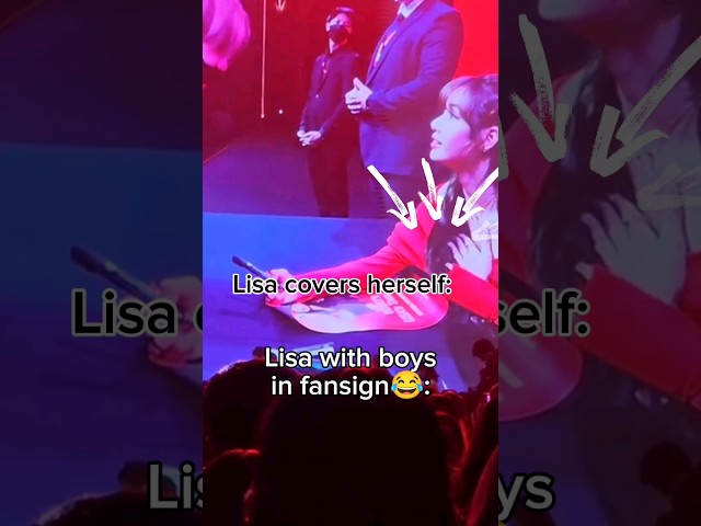 Lisa hates boys😂😭💛 #lisa class=