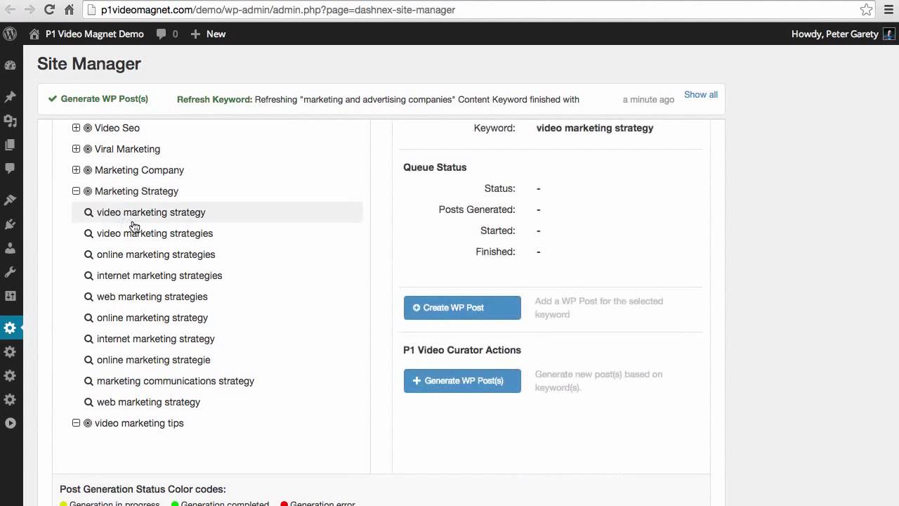 P1 Video Magnet ► P1 Content Curator In Action "P1 Video Magnet Review"